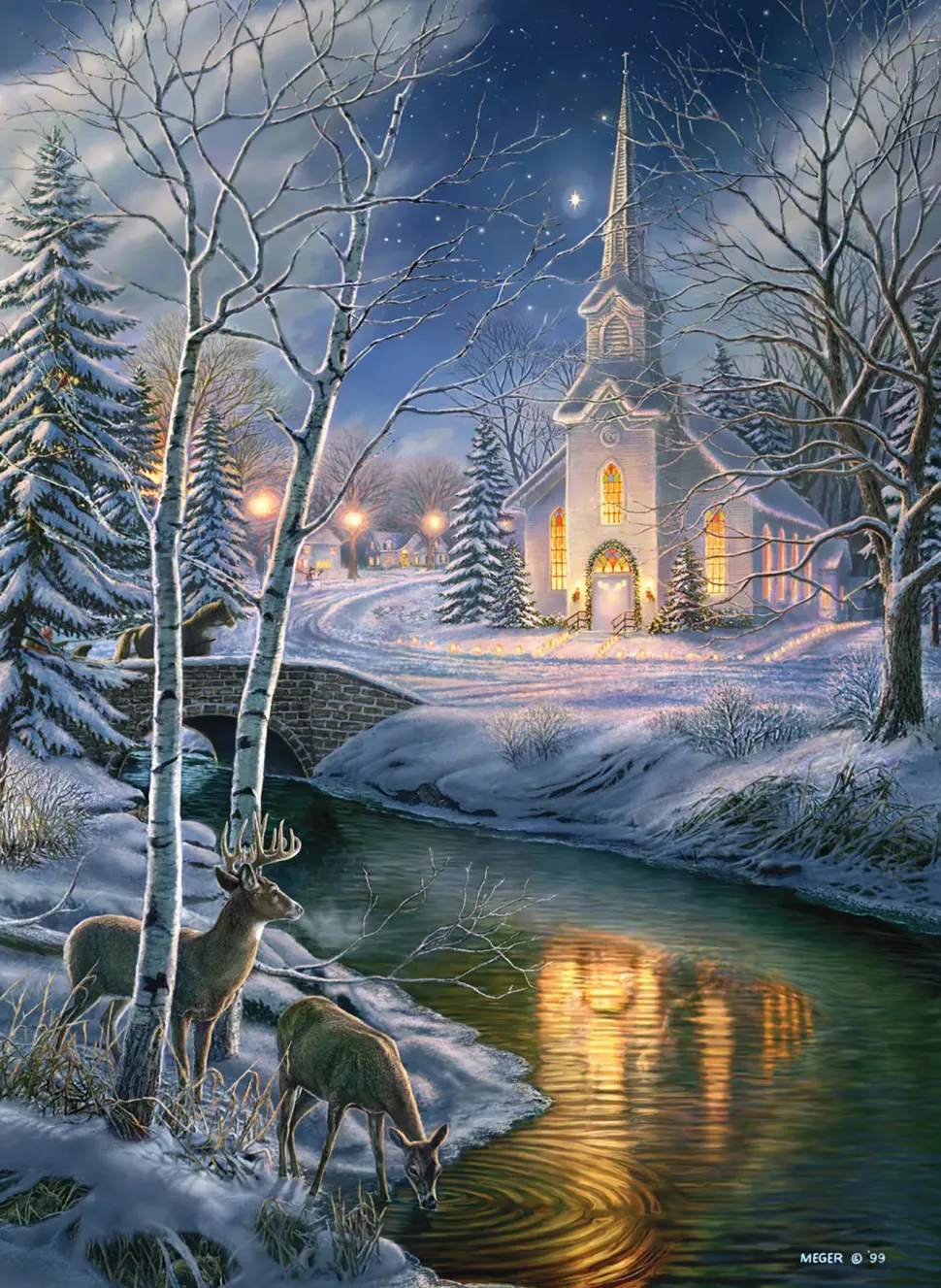 Puzzle Ó noite santa