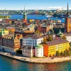 Puzzle A cidade velha de Estocolmo, Suécia