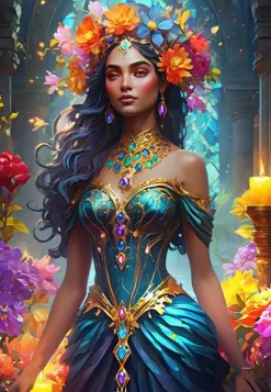 Puzzle A Deusa das Flores