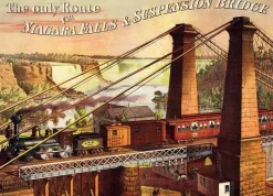 Puzzle A única rota via Niagara Falls & Suspension Bridge