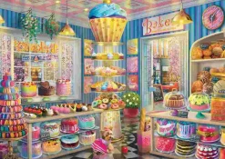 Puzzle A padaria de cores vivas