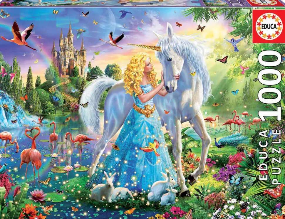 Puzzle A princesa e o unicórnio