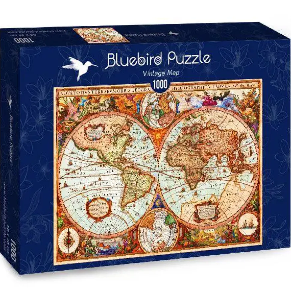 Puzzle Aimee Stewart: mapa vintage