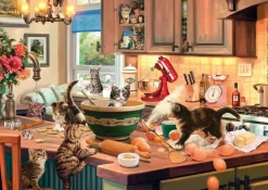 Puzzle Alcaparras de cozinha para gatinhos