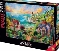 Puzzle Aldeia à beira-mar