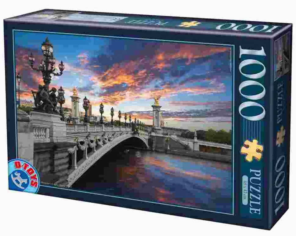 Puzzle Alexanders Bridge, Paris, França