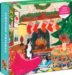 Puzzle Amigos da lareira