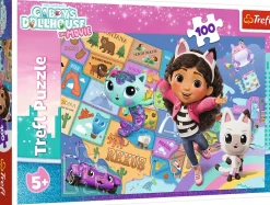 Puzzle Amizade na casa dos gatos