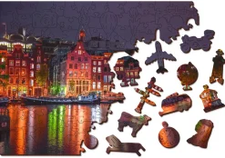Puzzle Amsterdã à noite
