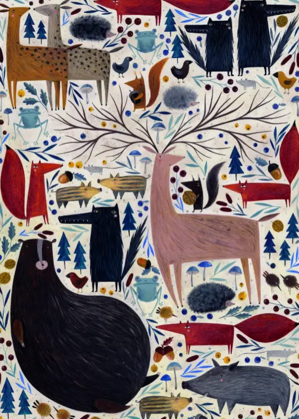 Puzzle Andrea Kürti: Animais selvagens