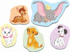 Puzzle Animais da Disney bebê 4 em 1