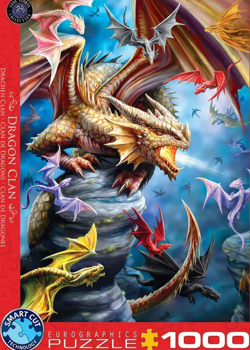 Puzzle Anne Stokes: Clã Dragão