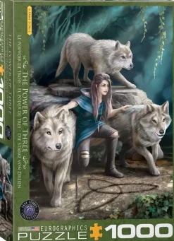 Puzzle Anne Stokes: o poder dos três