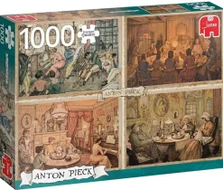 Puzzle Anton Pieck, sala de estar, entrar