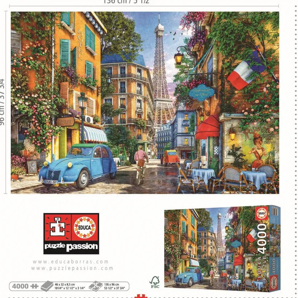 Puzzle As ruas antigas de Paris