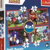 Puzzle Aventuras 4v1 do Sonic