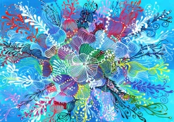 Puzzle Azul do oceano