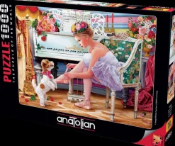 Puzzle Bailarina com seu cachorrinho