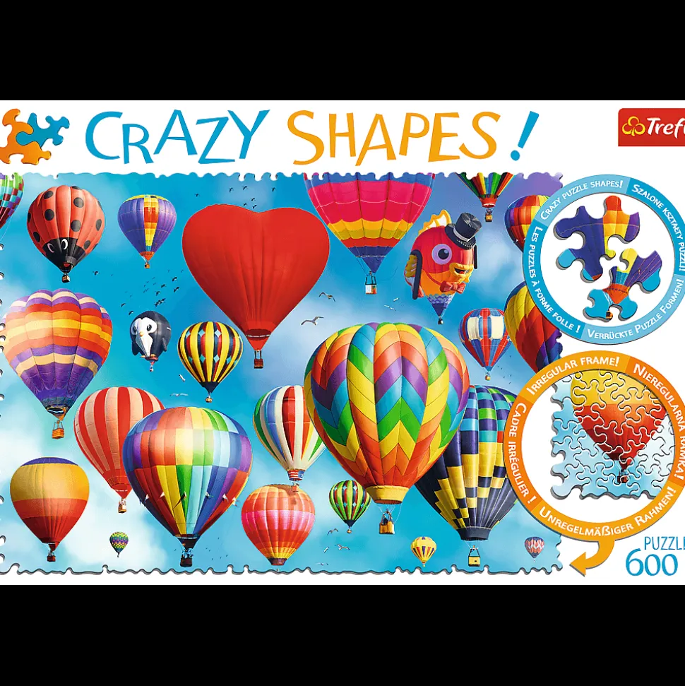 Puzzle Balões coloridos quebra-cabeça de formas loucas