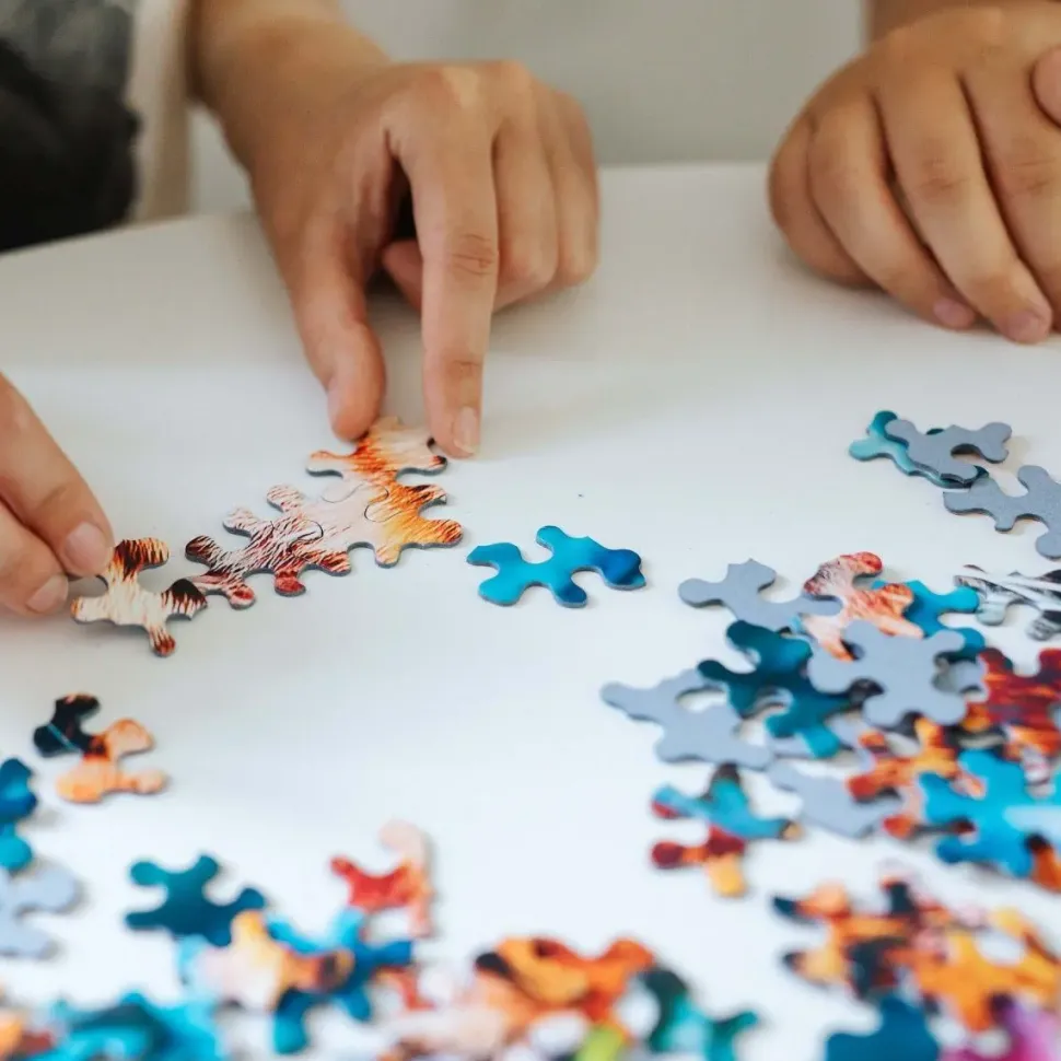 Puzzle Balões coloridos quebra-cabeça de formas loucas