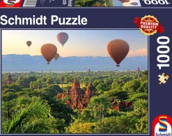 Puzzle Balões de ar quente, Mandalay, Mianmar