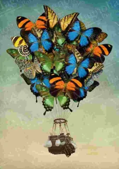 Puzzle Balão Borboleta