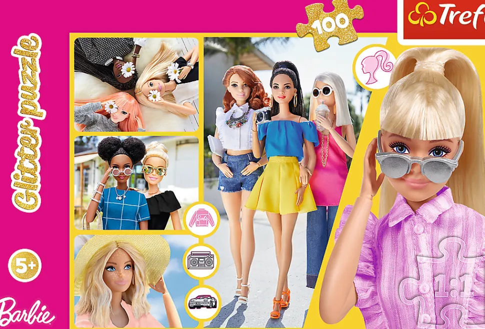 Puzzle Barbie Brilhante