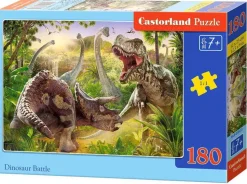Puzzle Batalha de dinossauros