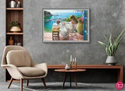 Puzzle Beleza e mar azul