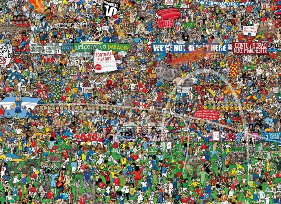 Puzzle Bennett: história do futebol