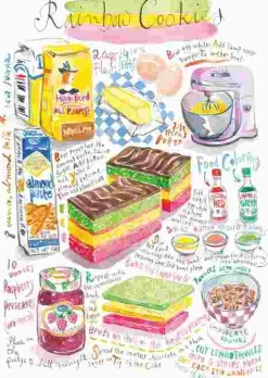 Puzzle Biscoitos arco-íris