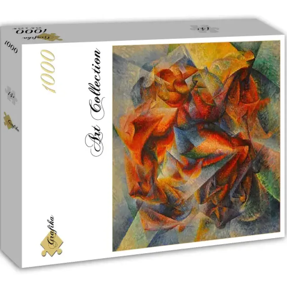 Puzzle Boccioni: Dinamismo di un ciclista è un dipinto, 1913 -