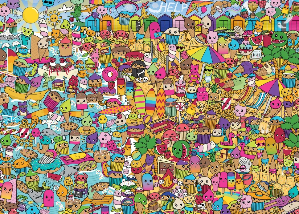 Puzzle Bolos com Rostos - Sweet Retreat