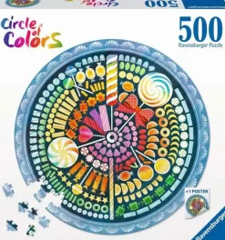 Puzzle Bombons redondos