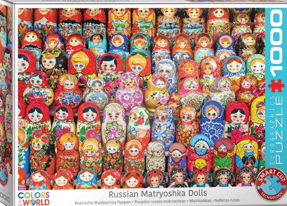 Puzzle Bonecas Matryoshkas Russas