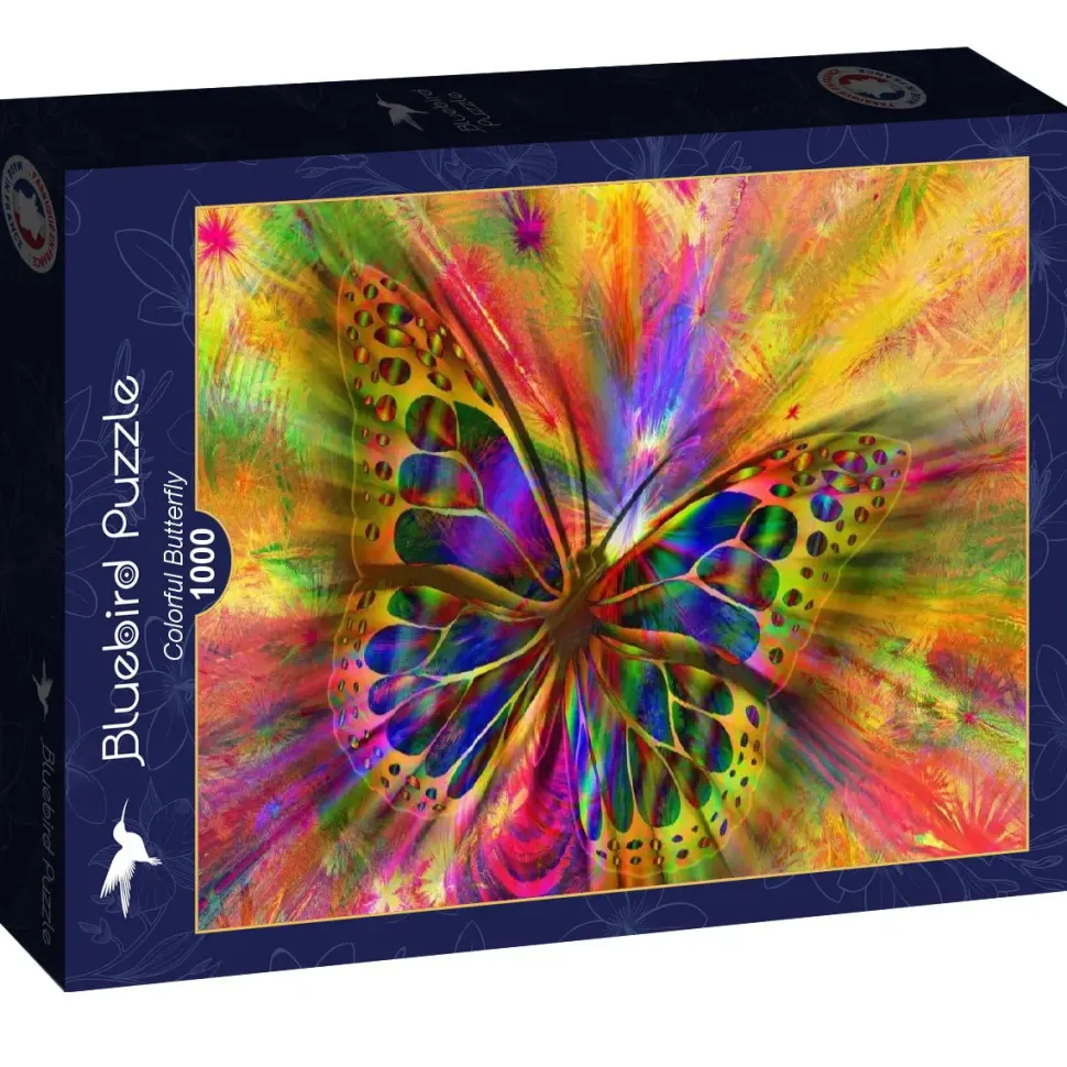 Puzzle Borboleta Colorida