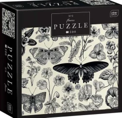 Puzzle Borboletas e flores