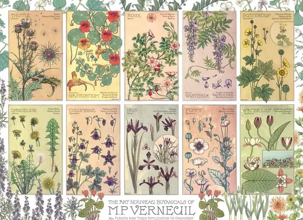 Puzzle Botanicals by Verneuil