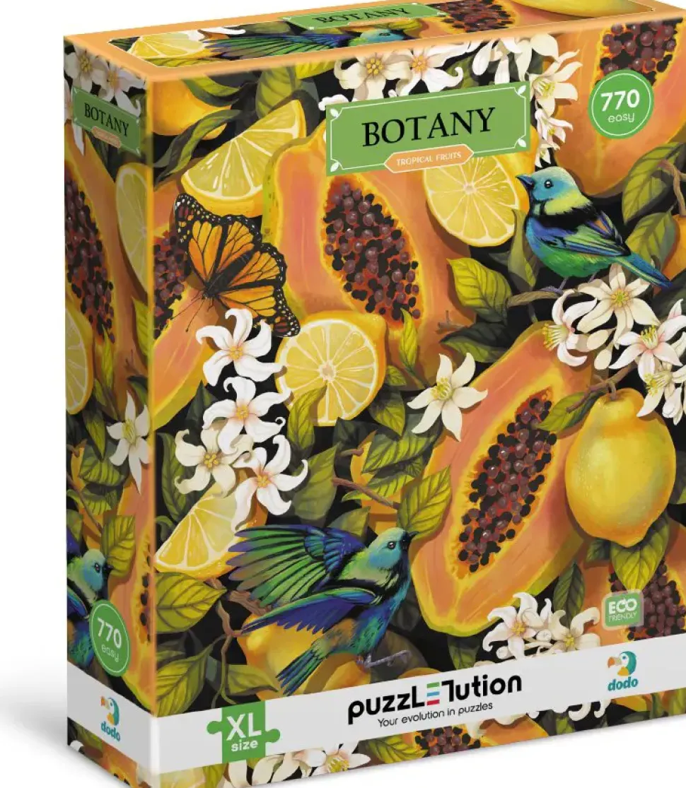 Puzzle Botânica: Frutos tropicais