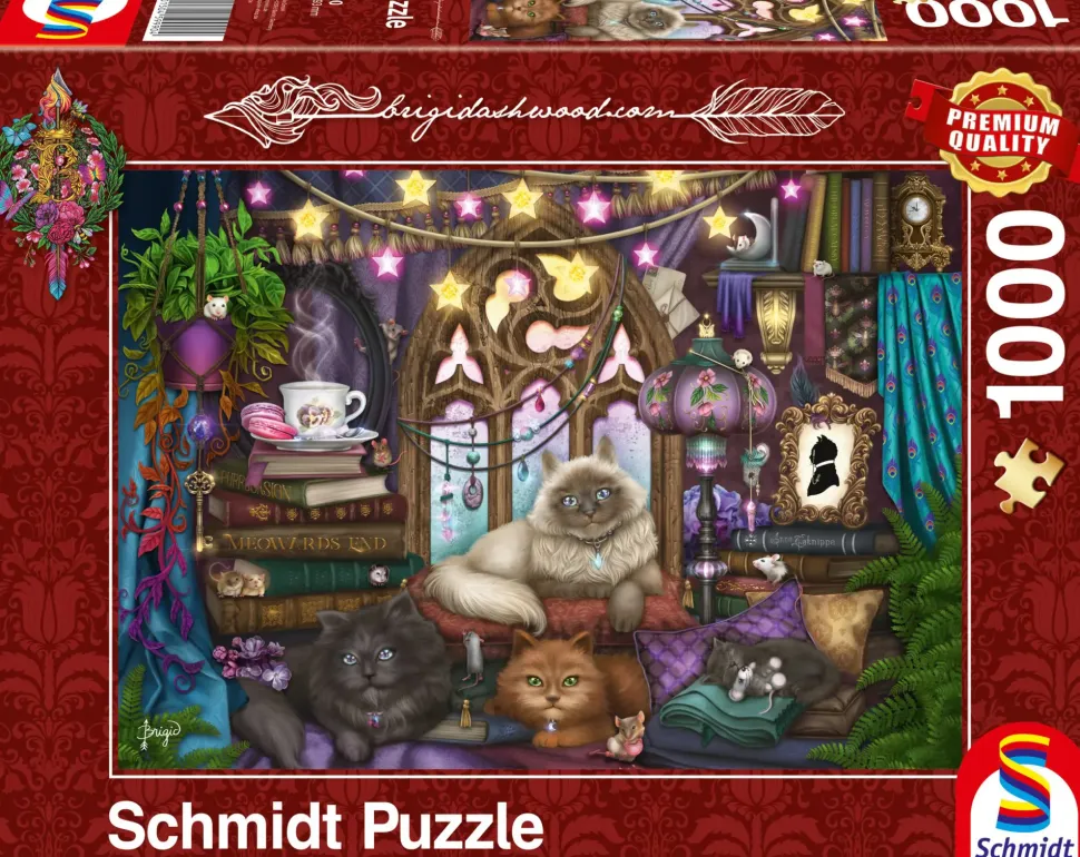 Puzzle Brigid Ashwood: Gatos e Sofá