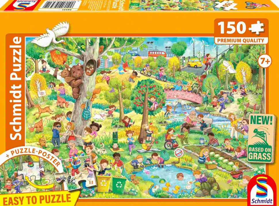 Puzzle Brincadeira feliz, planeta feliz