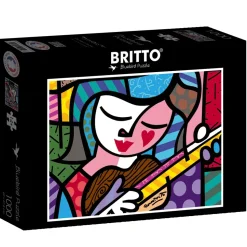 Puzzle Britto: Garota com guitarra