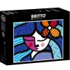 Puzzle Britto: menina com flor