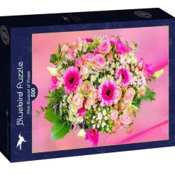 Puzzle Buquê de Rosas Rosa