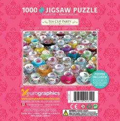 Puzzle Caixa de Metal - Festa da Xícara de Chá