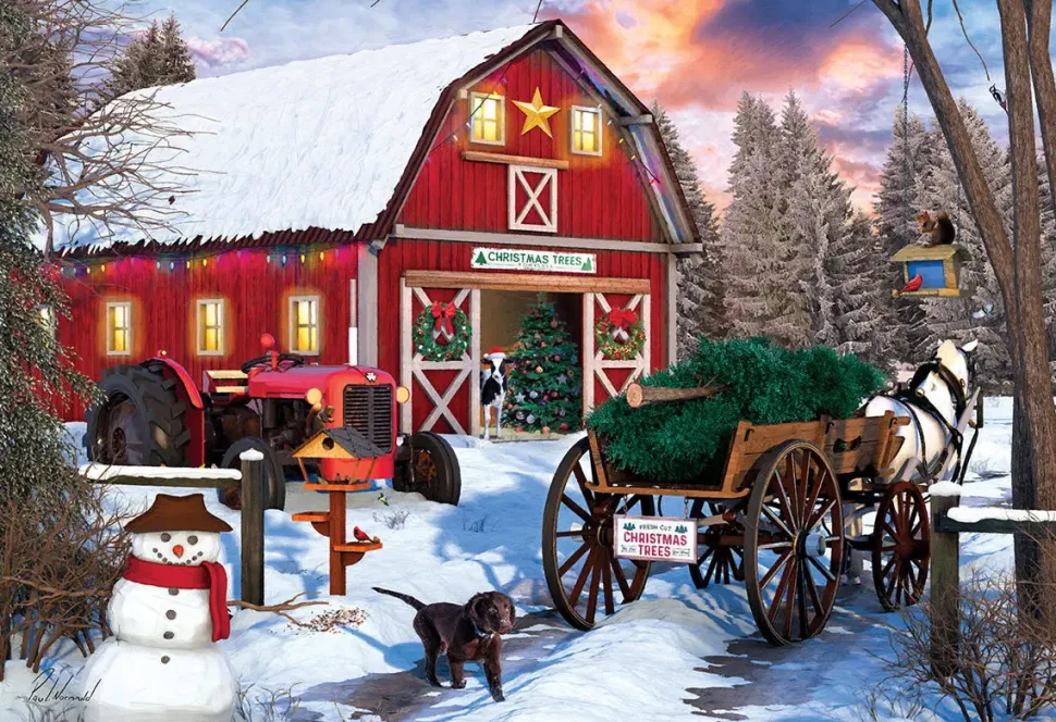 Puzzle Caixa de metal - Holiday Farm