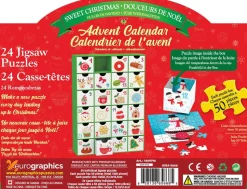 Puzzle Calendário do Advento - Doce Natal 24x50