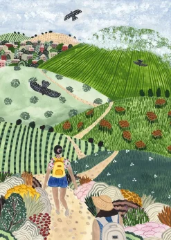 Puzzle Caminhada na região vinícola