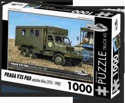 Puzzle CAMINHÃO - Praga V3S PAD pojazdná diel艌a (1953 - 1990)