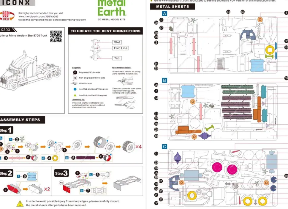 Puzzle Caminhão Optimus Prime Star 5700 / ICONX /